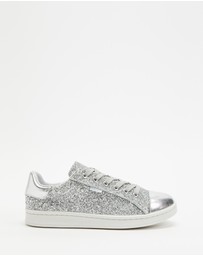 Holster - Starlite Vegan Glitter Sneaker - Silver - Women's