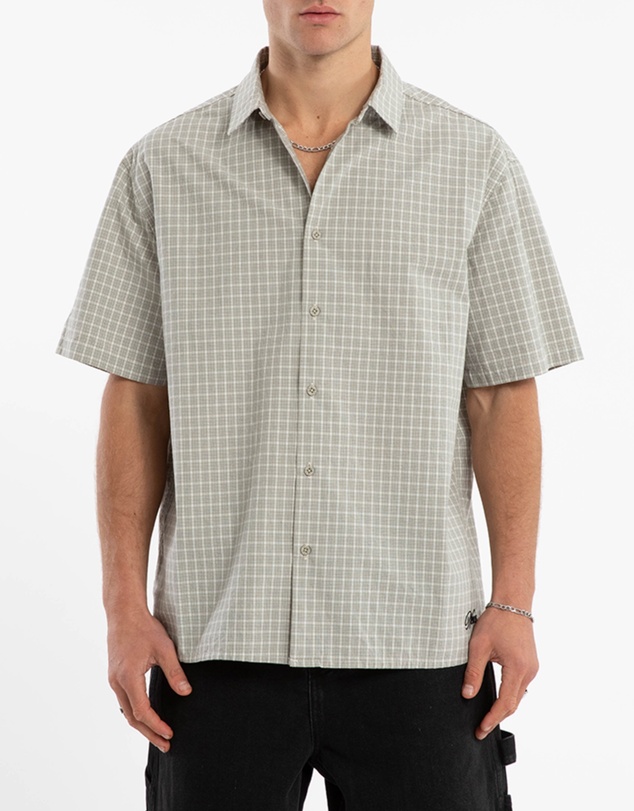 Nena & Pasadena - Baseline Button Up SS Shirt