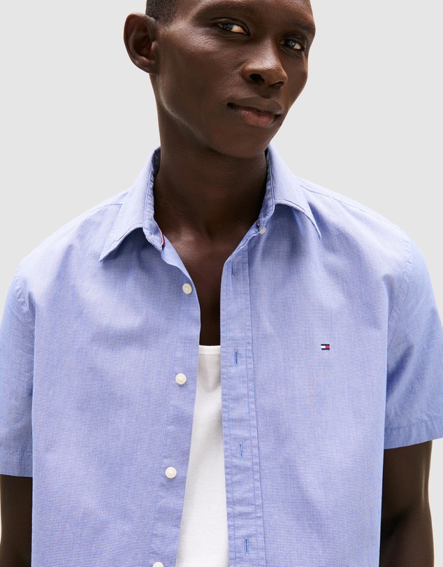 Tommy Hilfiger - TH Flex Micro Houndstooth Poplin Shirt