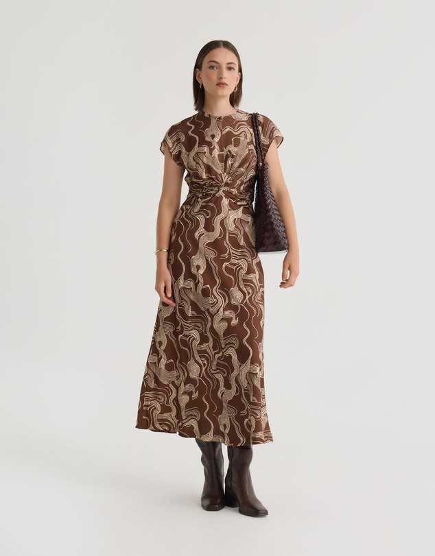 Oxford - Charlotte Printed Twill Dress