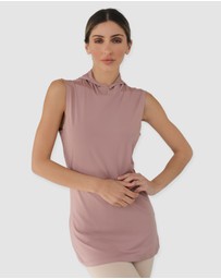 Mod Squad - Luxe Sleeveless Hooded Tank Base Layer