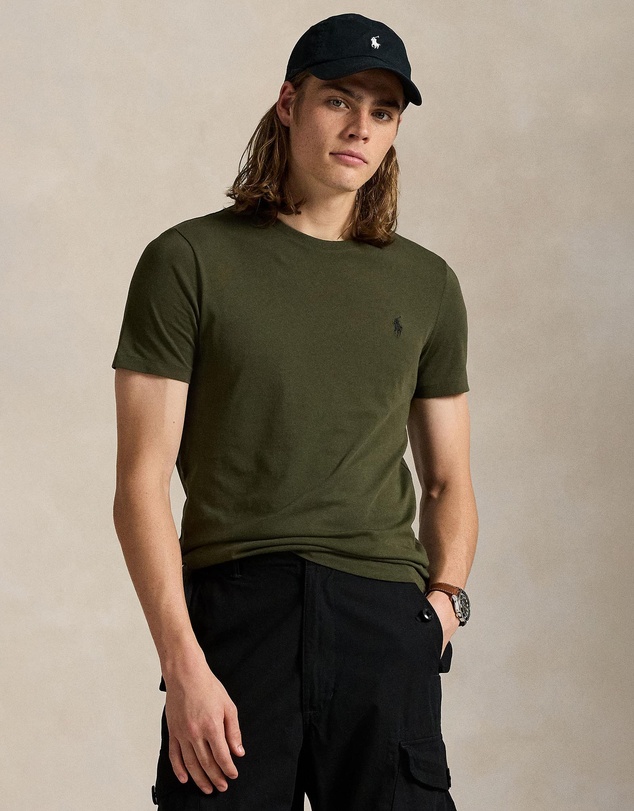 Polo Ralph Lauren - Custom Slim Fit Jersey Crewneck T-Shirt - ICONIC EXCLUSIVE