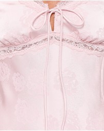 Petal & Pup - Melita Lace Maxi Dress - Pink