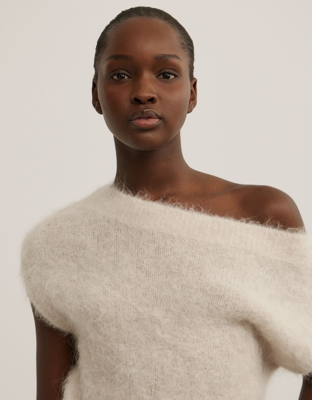 Witchery - Asymmetric Fluffy Top