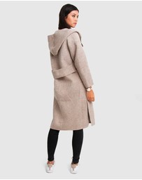 Belle & Bloom - Walk This Way Wool Blend Hooded Coat