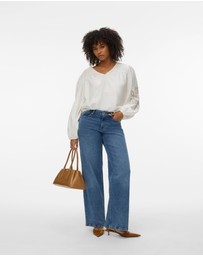 Vero Moda - Anya Embroidered Top