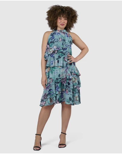 Pink Dusk by Curve Project - Raptures Kiss Dress