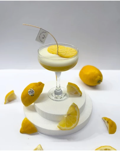 Don't Eat My Candle - Limoncello Martini Cocktail Candle - Double Pour (220g)