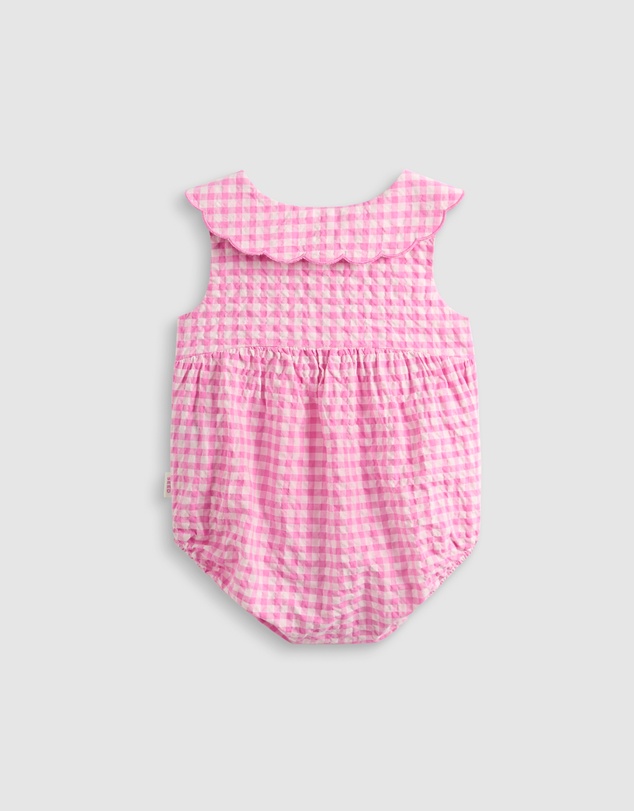 Seed Heritage - Gingham Scallop Romper