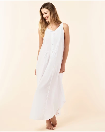 Papinelle - Madison Panel Front Maxi Nightie