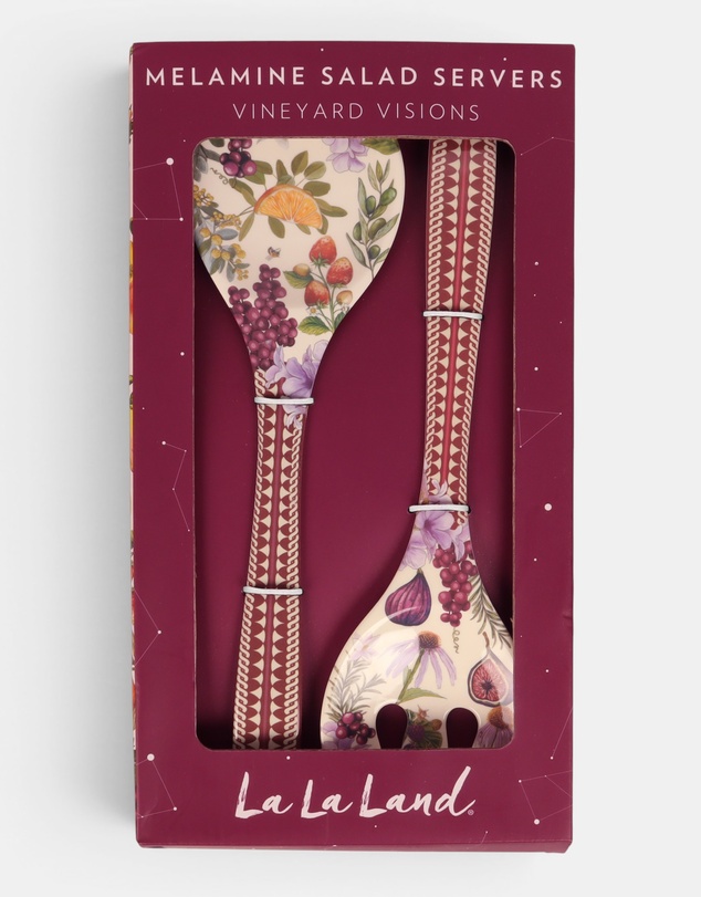 La La Land - Vineyard Visions Melamine Salad Server Set