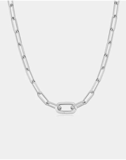 Ania Haie - Silver Linked Chunky Chain Necklace