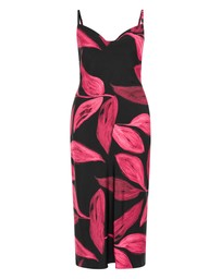 City Chic - Abstract Print Dress
