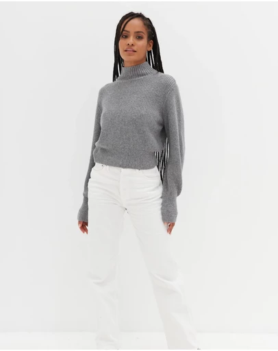 Style Addict - Chunky Knit - Heather Grey