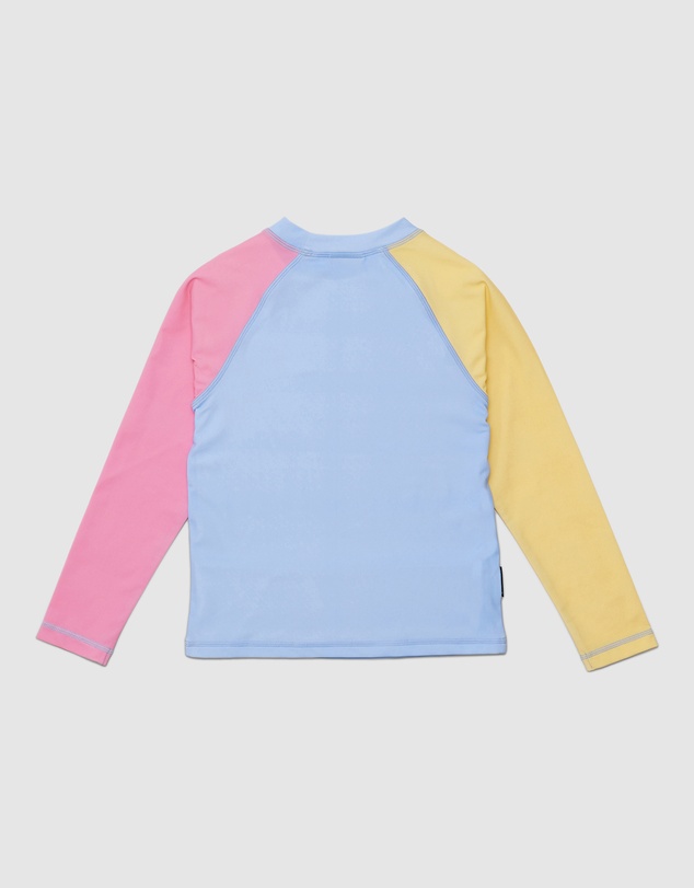 Crywolf - LONG SLEEVE RASH VEST Pop Colourblock