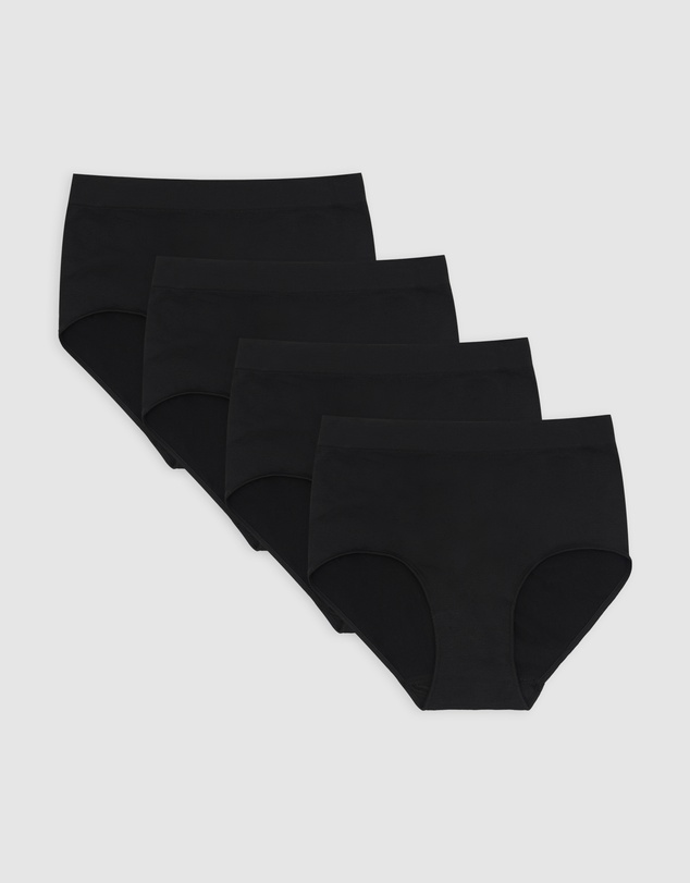 Ambra - 4 Pack Bare Essentials Recycled Nylon Full Brief