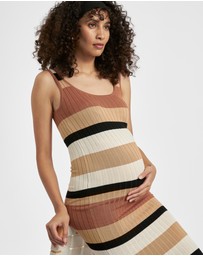 Ripe Maternity - Sarah Stripe Knit Dress