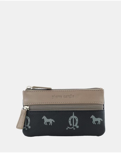 Pierre Cardin - Pierre Cardin Leather Coin Purse/Key Holder