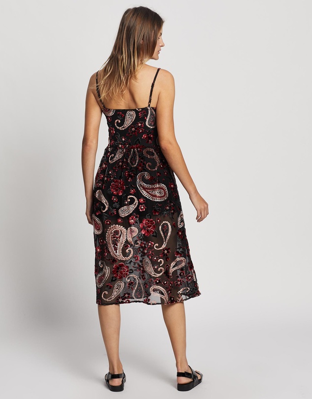 LENNI the label - Firefly Burnout Slip Dress