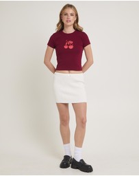 Alice In The Eve - Avalon Knit Mini Skirt