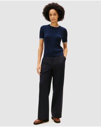 Tommy Hilfiger - Cable Knit Short Sleeve Jumper