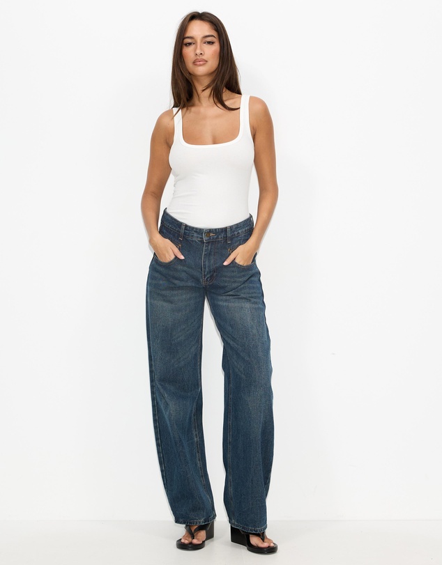 Dazie - Edie Rib Tank Top