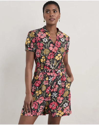 Seasalt - Seasalt Cornwall Multi Stars Align Playsuit