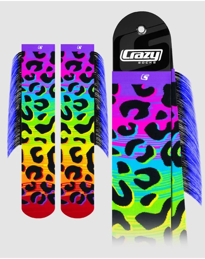 Crazy Skates - Crazy Socks Leopard Knee-High Socks