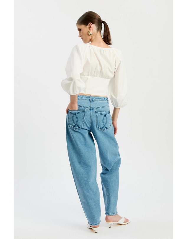Bardot - Delphina Barrel Leg Jean