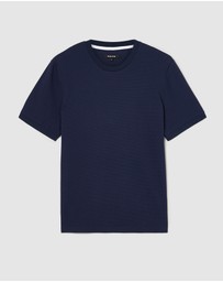 Politix - Slim Fit Jacquard Texture Tee