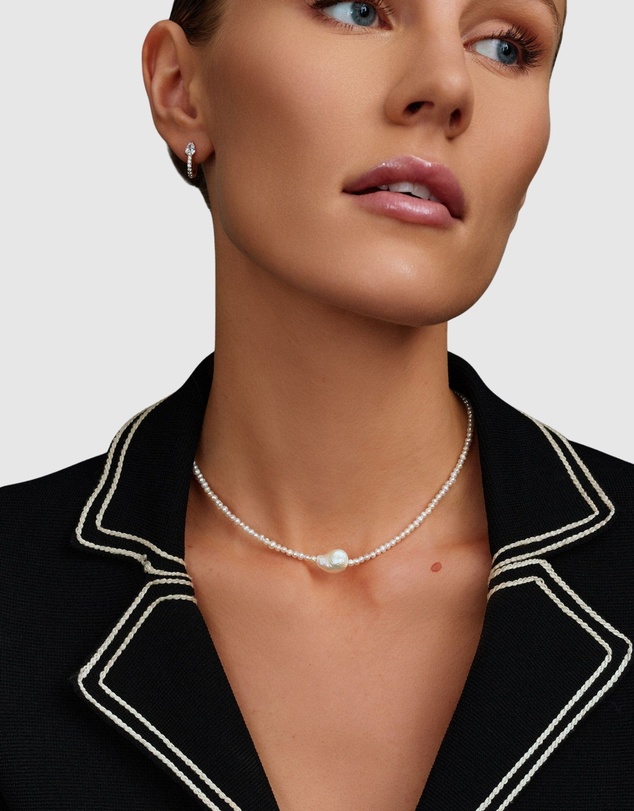 Nialaya Jewellery - Seed Pearl Choker