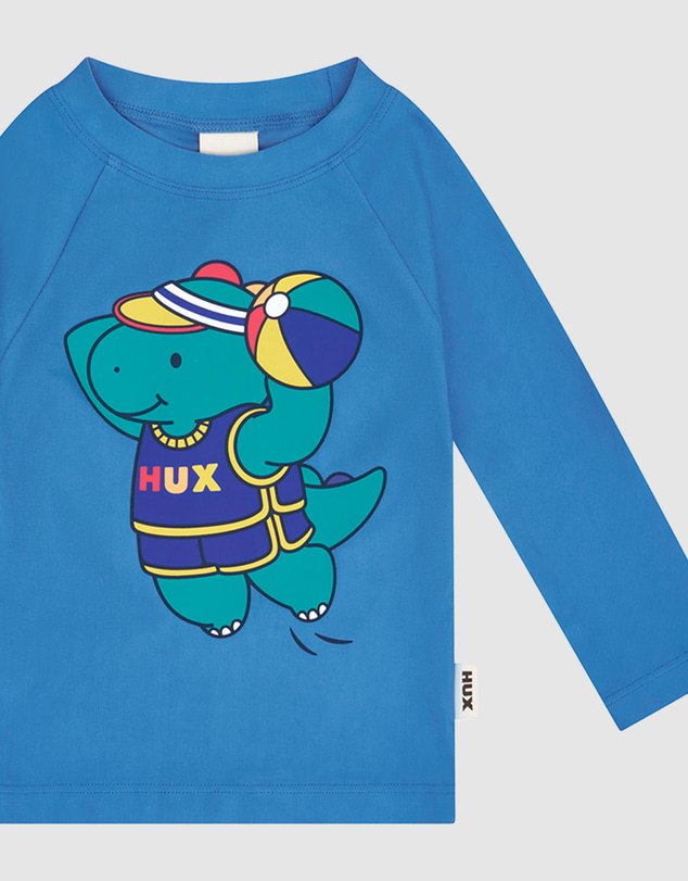 Huxbaby - Beach Volleyball Dino Swim Rashie - Babies-Kids
