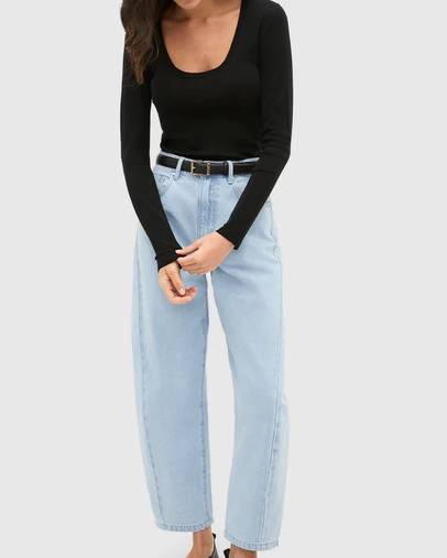 Seed Heritage - Australian Merino Scoop Neck Top
