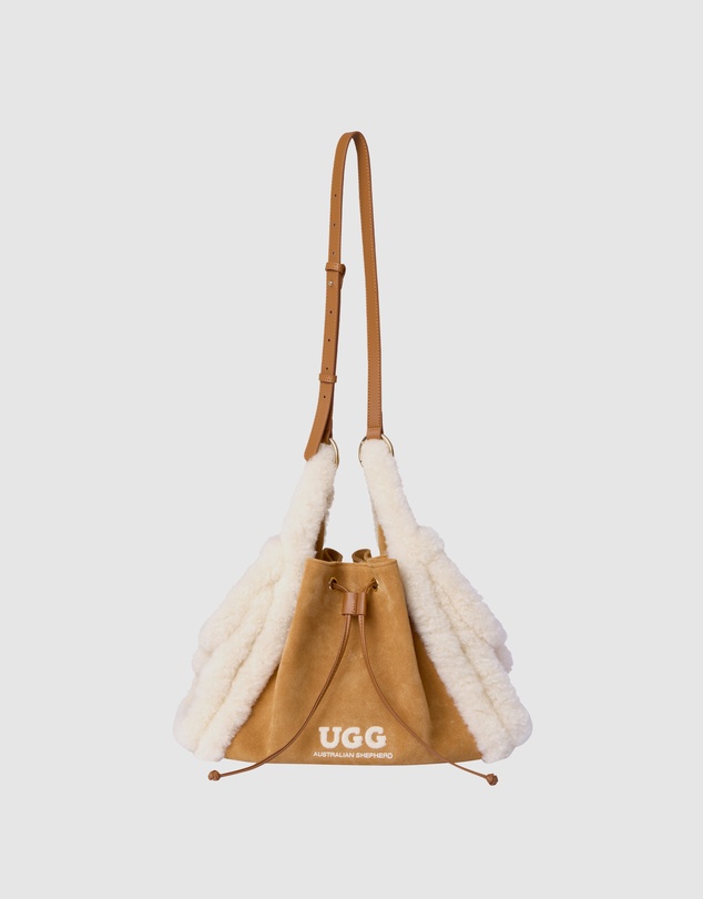 EVERAU - Australian Shepherd Ugg Maple Tote Cow Suede Upper Bags