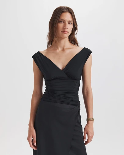 SABA - Ayla Rouched Top