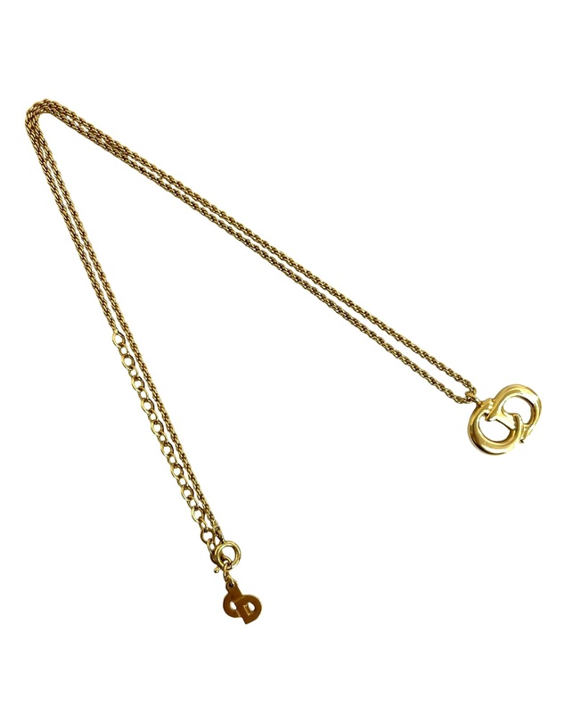 Pre-Loved by Azura Reborn - Pre-Loved Gold Plated CD Logo Pendant Necklace