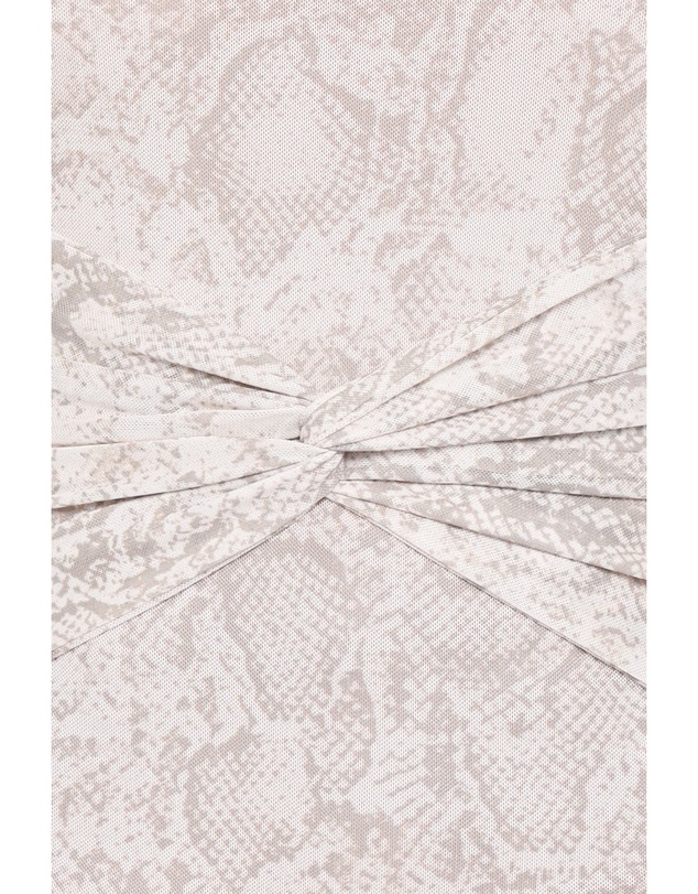 Petal & Pup - Bellie Twisted Mesh Top - Snake Print