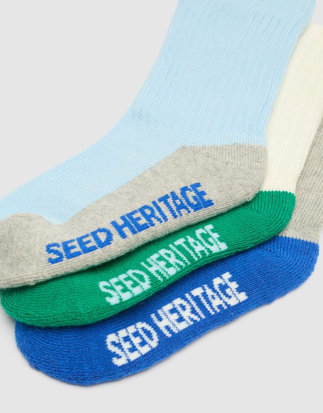 Seed Heritage - Sport Contrast Sock 3 Pack