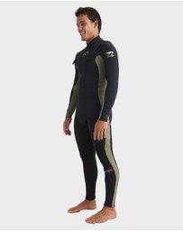Billabong - Mens 3/2mm Absolute Natural Chest Zip Wetsuit