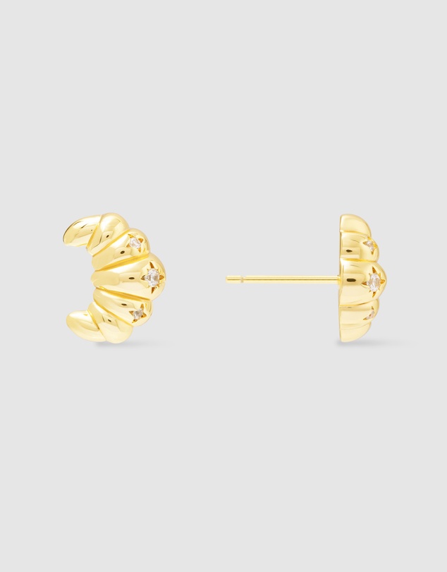 Wanderlust + Co - Croissant Stud Earrings