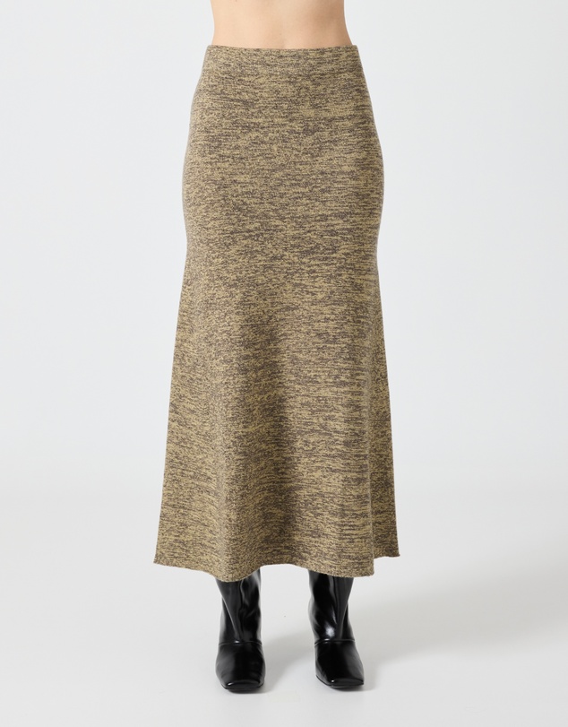 Third Form - Melange Knit Skirt
