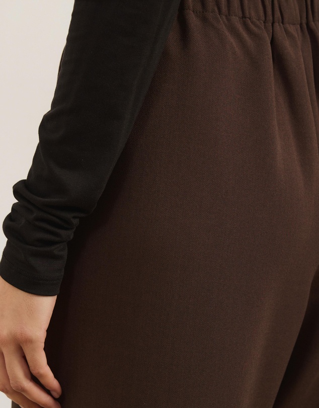 Atmos&Here - Lola High Waisted Tailored Pants With Button Detail