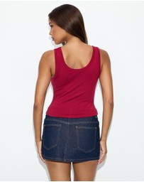 Dazie - Nicole Sculpt Tank Top