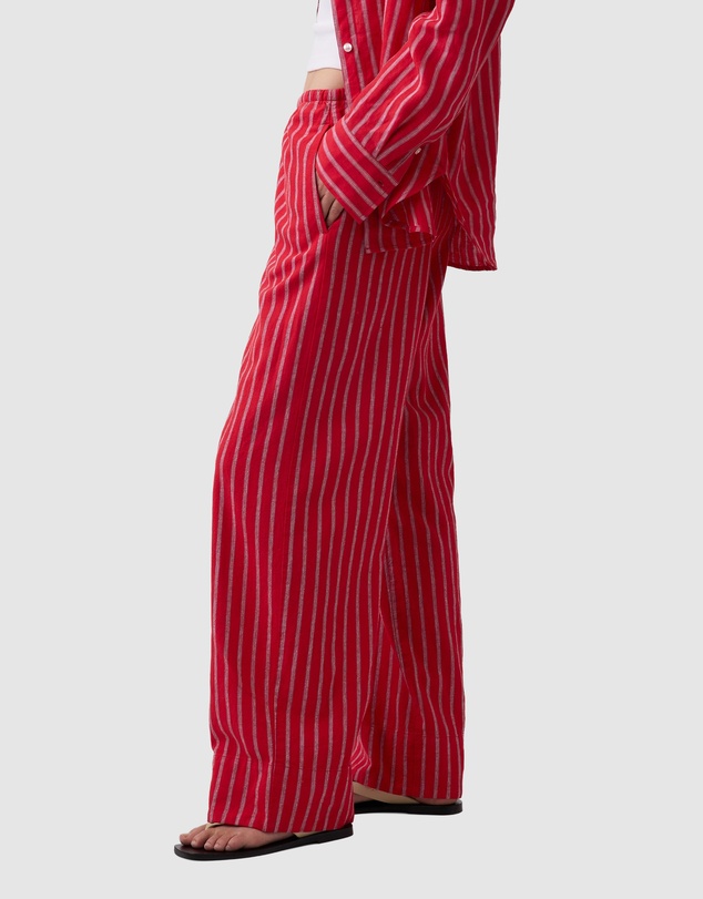 GAP - Linen Drawstring Wide Leg Pants