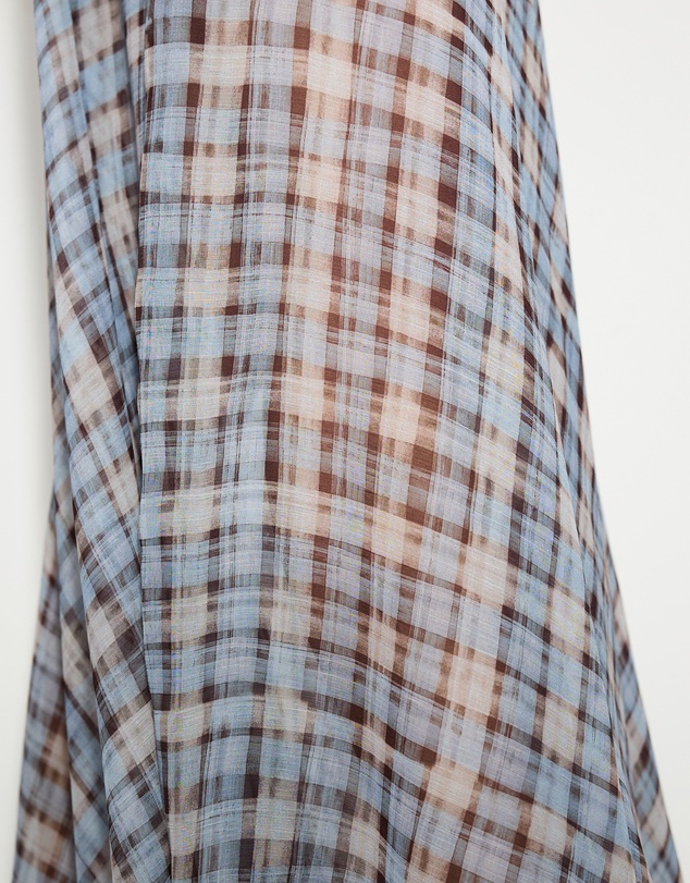 Dazie - Afloat Check Maxi Skirt