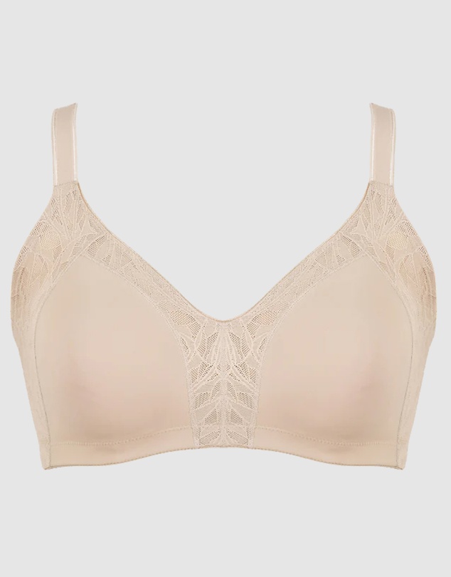 Naturana - Side Smoothing Minimiser Bra With Lace