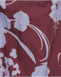 Petal & Pup - Aine Wide Leg Tailored Pant - Burgundy Floral