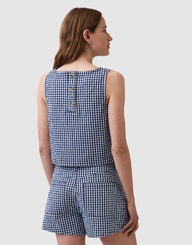 GAP - Sleveless Seersucker Shell Top