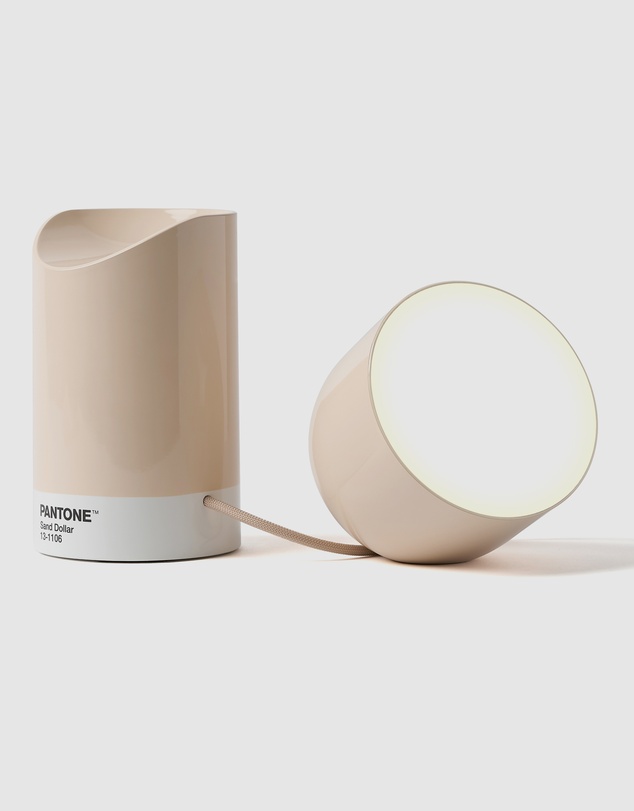 Lexon - Lexon Orbe Portable Led Lamp With Moving Head PANTONE - Sand