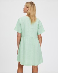 White By FTL - Zavi Linen Dress